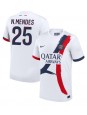 Paris Saint-Germain Nuno Mendes #25 Venkovní Dres 2024-25 Krátký Rukáv